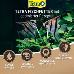 TetraRubin dribsnių lesalas žuvims, 1 L — 5 nuotrauka
