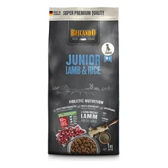 BELCANDO Junior Lamb & Rice M-L 1 kg j ėriena ir ryžiai - sausas maistas šunims nuo 4 mėnesių amžiaus, vidutinėms ir didelėms veislėms