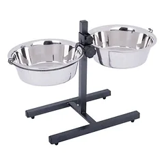 Hundebar inklusive 2 Edelstahlnäpfe