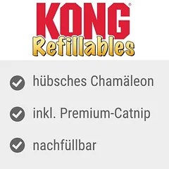 KONG Refillables žaislas katėms Chameleon, 1 vnt. — 3 nuotrauka