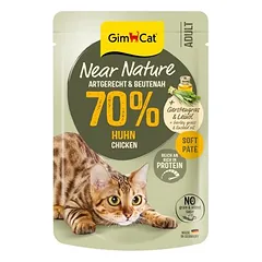GimCat Near Nature drėgnas maistas katėms 16 x 85 g — 2 nuotrauka