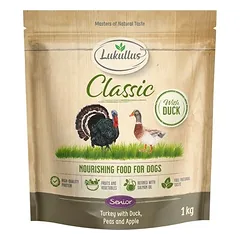 Lukullus Classic Senior su kalakutiena ir antiena, sausas maistas šunims, > 10 kg — 2 nuotrauka