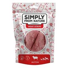 SIMPLY FROM NATURE Meat Strips Avienos juostelės šunims 80 g