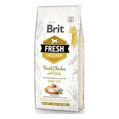 Brit Fresh Chicken with Potato Adult sausas pašaras šunims