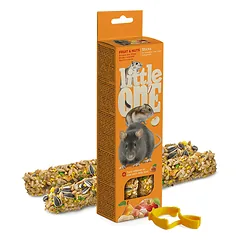 Little one lazdelės žiurkėnams ir kt. graužikams su vaisiais ir riešutais, 2x60 g