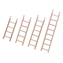 Žaislas paukščiams medinės kopėtėlės, 5 pakopos, 22x7 cm — 2 nuotrauka
