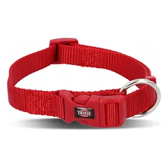 TRIXIE reguluojamas nailoninis antkaklis šunims, 35–55 cm, raudonas, M/L — 4 nuotrauka