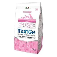 Monge Dry Dog Natural Superpremium Spec. Line All Breeds Adult sausas maistas šunims su kiauliena, 2,5 kg