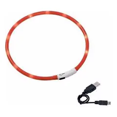 LED apykaklė įkraunama Karlie, oranžinė 75 cm