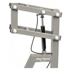 Shernbao Air Lift šukavimo stalas - šukavimo stalas su besisukančiu viršumi ir pneumatiniu kėlimu, juodas, Czarny / 60cm — 2 nuotrauka