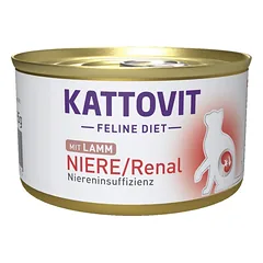 KATTOVIT Feline Diet Niere/Renal Lamb su ėriena 85 g