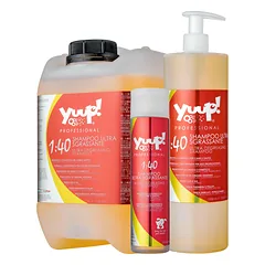 Yuup! Professional Ultra Degreasing Shampoo - riebalų šalinimo šampūnas šunims, giliai valantis, koncentratas 1:40, 250ml — 2 nuotrauka