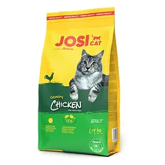 JosiCat Crunchy Chicken sausas pašaras katėms su vištiena, 1,9 kg