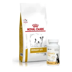 ROYAL CANIN Urinary S/O USD 20 Small Dog 8kg + LAB-V Urinary Dog - Pagalba šunims sergant šlapimo takų infekcija 45 kapsulės