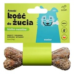 AZANKI Vabzdžių kaulas vyresniajam šuniui Senior 12cm