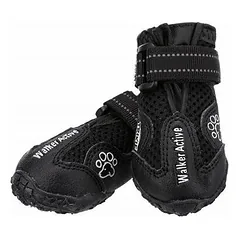Trixie Dog Walker Active Protective Boots S-M Black, 2 vnt. — 1 nuotrauka
