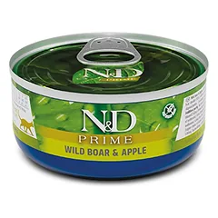 FARMINA N&D PRIME - CAT Wet Wild Boar&Apple ADULT 70 g (pak.24)