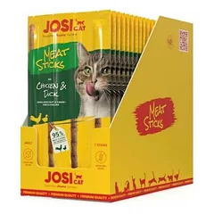 Josera JosiCat mėsos lazdelės su vištiena ir antiena, skanėstai katėms 35 g — 2 nuotrauka