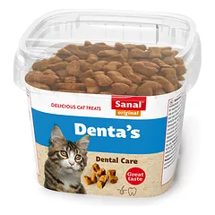 Sanal Denta's Cup skanėstai katėms dantims ir dantenoms, 75g