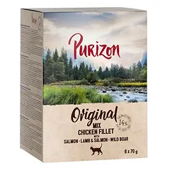 Purizon Original Adult begrūdis drėgnas maistas katėms 24 x 70 g — 3 nuotrauka