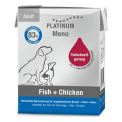 Platinum paštetas su žuvimi ir vištiena šunims