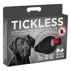 Tickless Ultragarsinis šunų pakabukas nuo erkių ir blusų, smėlio spalvos — 4 nuotrauka