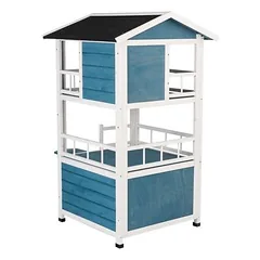 zooplus Exclusive namelis katėms Penthouse, L 72 x B 72 x H 124 cm — 2 nuotrauka
