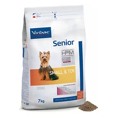 Virbac HPM Dog Senior Small & Toy suņu barība 7 kg