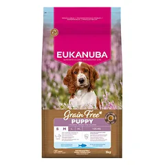 Eukanuba Dog Puppy & Junior Small & Medium Grain Free Ocean Fish 3 kg