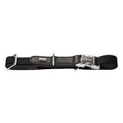 HUNTER Hundehalsung Wolmar Biothane x Leder Alu Strong