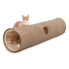 Canadian Cat Company Katzentunnel XXL mit Kuschelfell