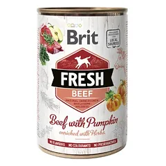 Brit Fresh konservai šunims Beef&Pumpkin 400 g photo