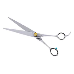 Geib Crab Straight Scissors Level 2 - high-quality straight scissors for pet grooming with a single-sided micro-grind., 8,5" — 3 nuotrauka