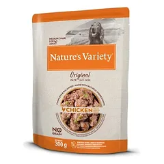 Nature’s Variety Wet Original Med Dog drėgnas maistas vidutinių veislių šunims su vištiena, 300 g