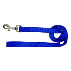 Hamilton Single Thick Leash Short - nailoninis pavadėlis vidutinio dydžio šunims, plotis 122 cm, Czarny / 19mm — 5 nuotrauka