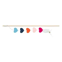 Trixie Teaser Rod Hearts meškerėlė katėms su katžole ir širdelėmis, 48 cm