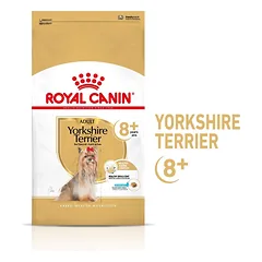 ROYAL CANIN Yorkshire Terrier 8+ Adult 4x1,5 kg sausas maistas suaugusiems jorkšyro terjerams, vyresniems nei 8 metų