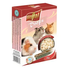 Lašeliai graužikams VITAPOL su pienu ir medumi 75g