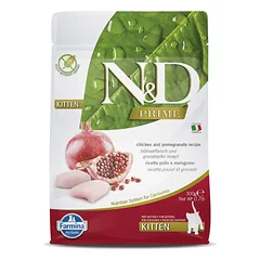 FARMINA N&D PRIME - Chicken&Pomegr KITTEN sausas maistas kačiukams iki 1 metų