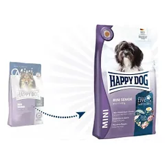 Happy Dog Mini Senior visavertis pašaras mažų veislių seniems šunims, 4 kg