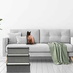 Laipteliai augintiniams Relaxdays 10049933.0, 3 pakopos, 49 × 39 × 40 cm — 3 nuotrauka