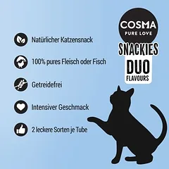Cosma Snackies DUO bandomasis rinkinys, skanėstai katėms, < 49 g — 2 nuotrauka