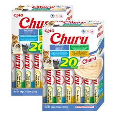 INABA Churu katėms - mišinys su tunu 40x14g