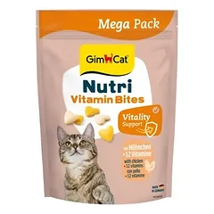 GIMCAT NUTRI VITAMIN BITES CHICKEN (su vitaminais ir vištiena) 425 G