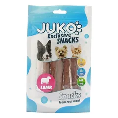 Juko skanėstas šunims ėrienos pagaliukai, 70 g parduotuvėje petbaze.lt