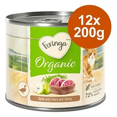 Feringa Bio Menü drėgnas maistas katėms, ekonominė pakuotė 12 x 200 g