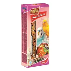 Vitapol Standard Smakers Fruit For Budgie lazdelės su vaisiais banguotiems papūgėlėms, 2 vnt., 90 g