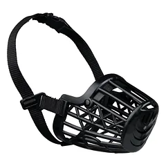 Trixie plastikinis antsnukis dydis M 22 cm juodas