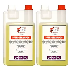 Schopf Riders Shine šampūnas arkliams – švelnus šampūnas arkliams ir kumeliukams, Ekonominė pakuotė: 12 x 500 ml — 2 nuotrauka