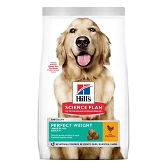 Hill’s Science Plan Canine Adult Perfect Weight Medium Sausas maistas suaugusiems vidutinių veislių šunims optimaliam svoriui (su vištiena) 12 kg